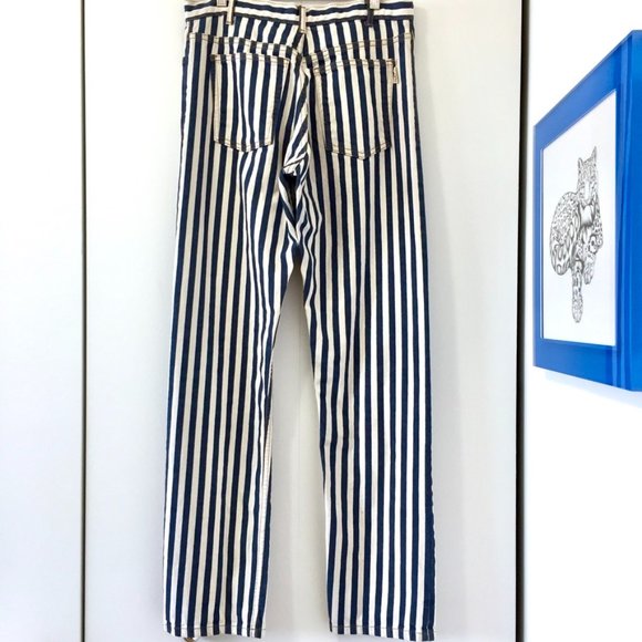 Judi Rosen - Natural Indigo Striped - 212 Jeans - 28 - Picture 5 of 13